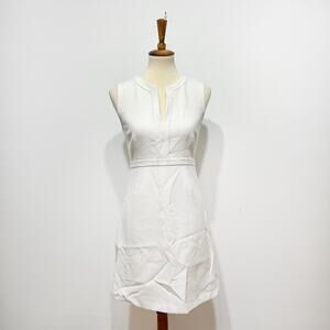Diane Von Furstenberg DVF White Fleur dress Size 2